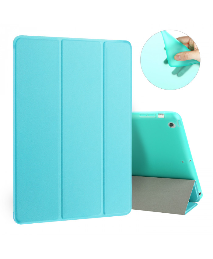  TOROTON Case for iPad Air, Smart Matte Case Cover Ultra Slim LightWeight Translucent Back Magnetic Cover with Auto Wake/Sleep Function for Apple iPad Air Case (Sky Blue)